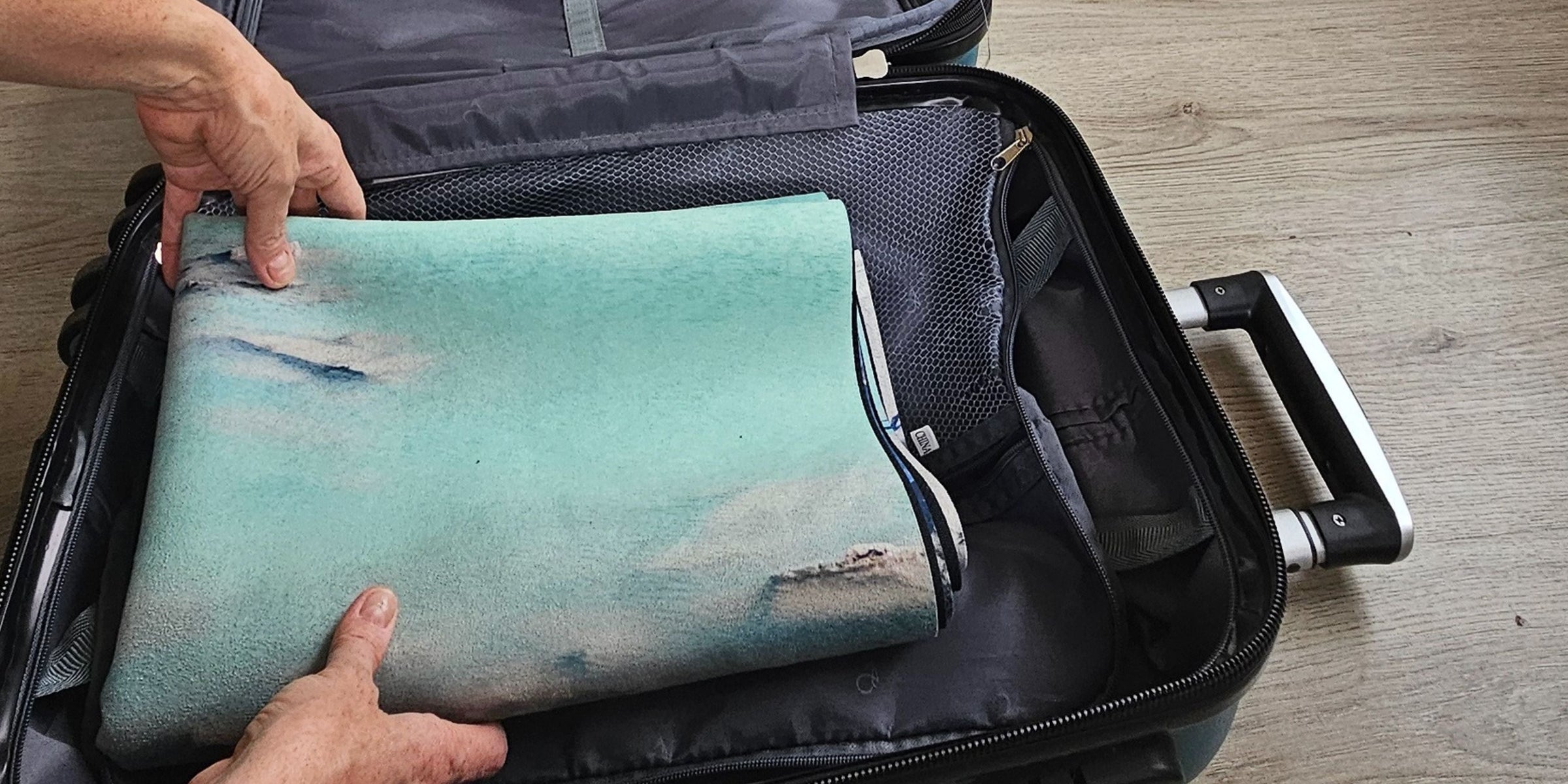 mat gamuza natural ideal para nuevos practicantes de yoga, suave textura y muy absorbente