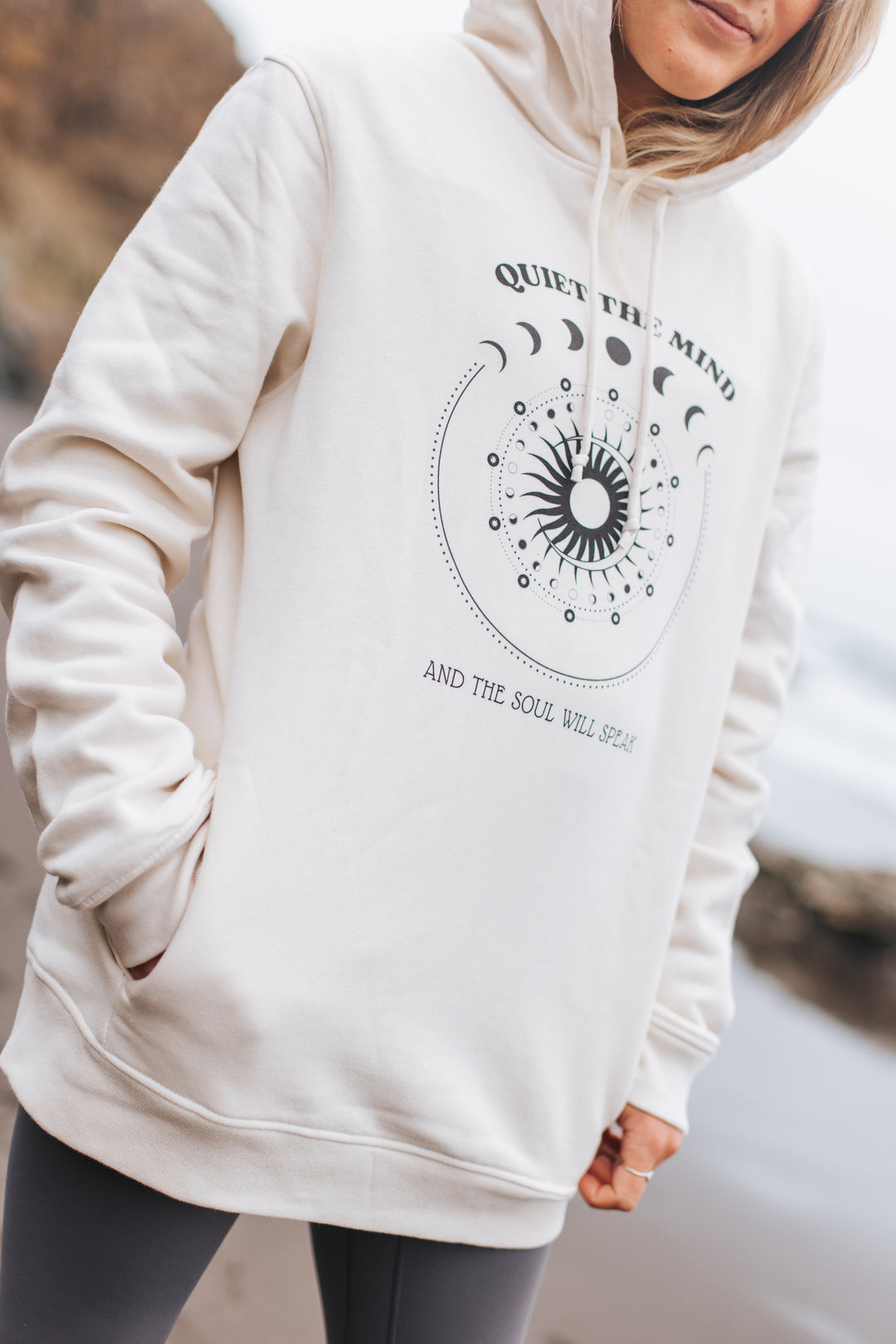 Polerón Oversize Soul Algodón Orgánico Offwhite