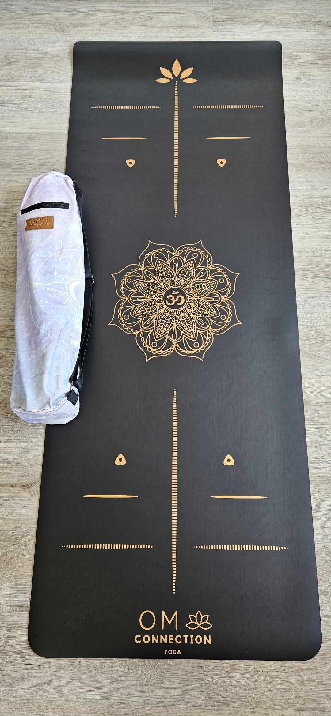 🎁 Kit Completo Yoga - Mat Pu Sould Gold + Bolso Porta Mat Cosmo